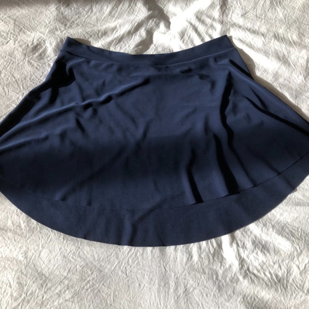 Navy Blue Pull-On Ballet Skirt